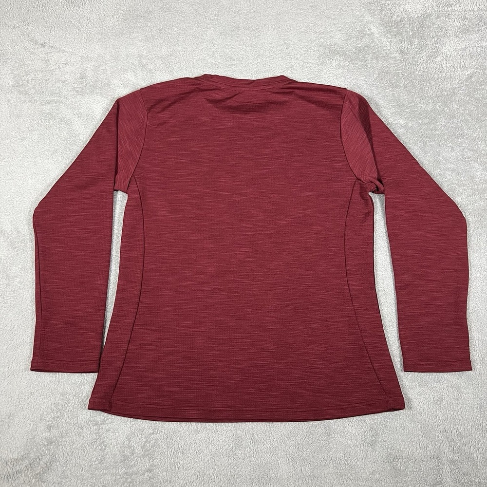 Karbon Shirt Womens Large Long Sleeve Base Layer Thermal Red Thermolite - Picture 11 of 12